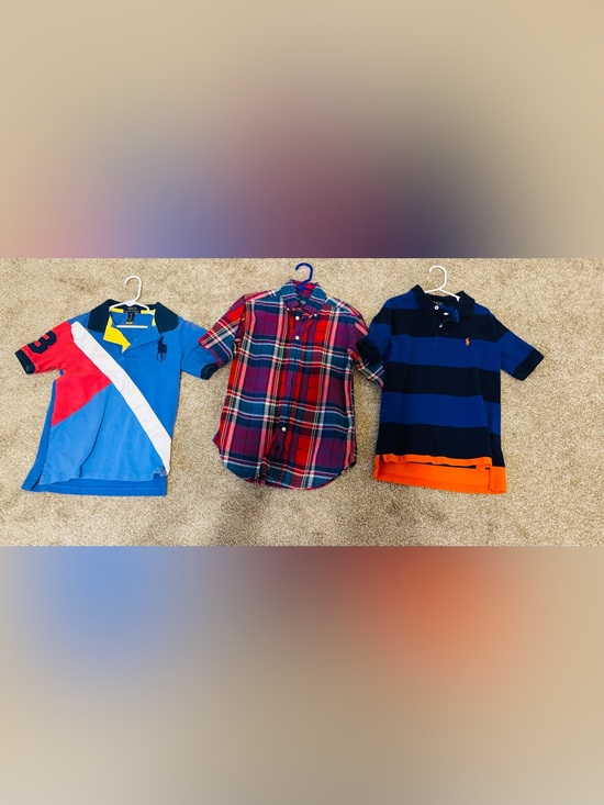 Polo Ralph Lauren Other - Lot of 3 Polo Ralph Lauren Boys Polo Shirts Size Small 8